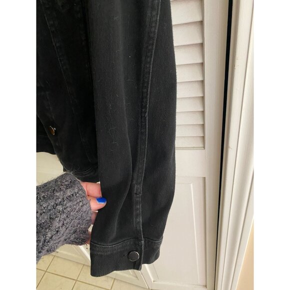 Liverpool Women's Black Denim Jacket Size L Powerflex - Picture 6 of 16